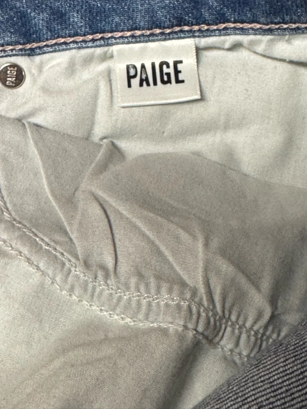 PAIGE Sarah Straight Ankle Mid Wash Jeans Organic Cotton Sz 27 EUC - Picture 12 of 15